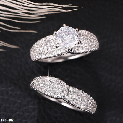 Cupid Zircon Couple Rings - Havenon Store