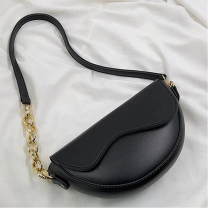 Aurelia Saddle Armpit Bag Black