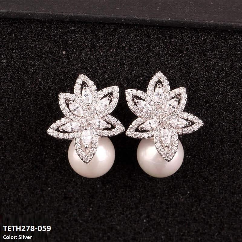 Elegant Pearl Earring Studs for women  