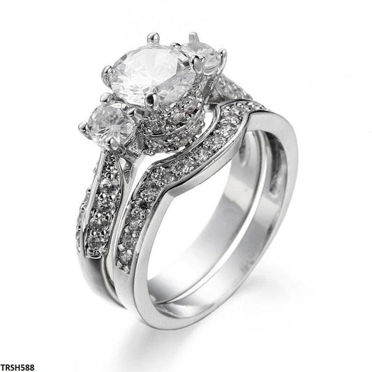 Promise Cocktail Twin Rings - Havenon Store