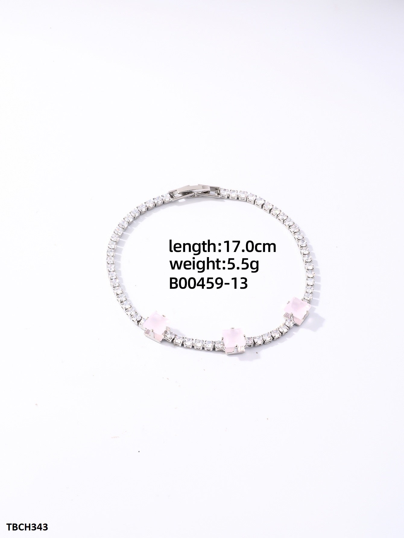 Elegant silver-plated bracelet for women.  