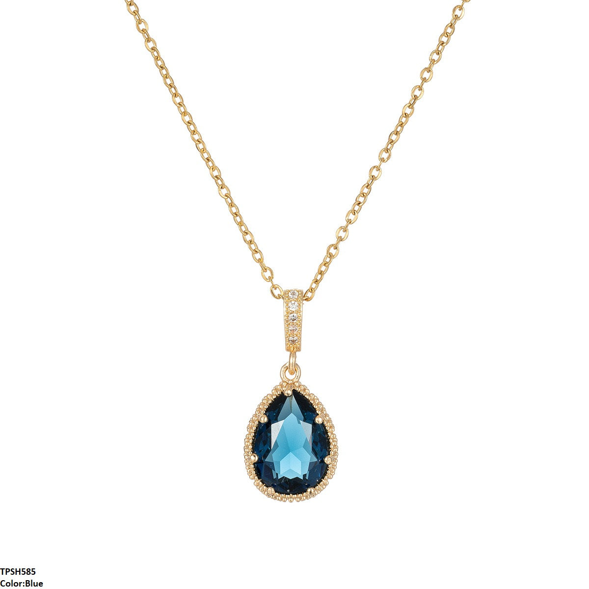 Formal and Casual Sapphire Pendant  