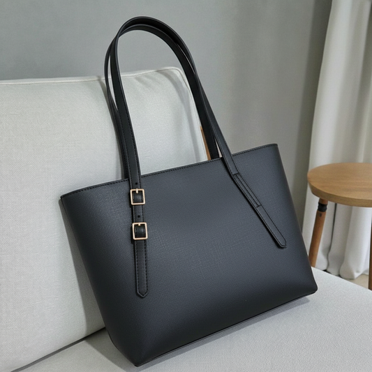 Black Vintage Tote Bag