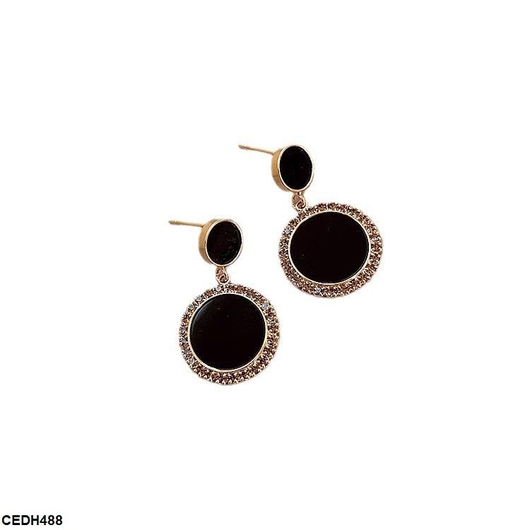 Double Round Drop Earrings - Havenon Store