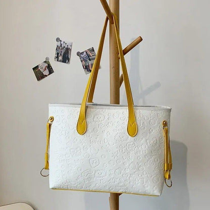 Lemon Trim Luxe Tote