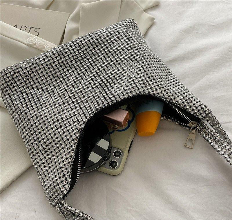 Rhinestones Clutch Bag
