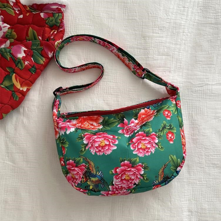 Designer Flower Printed Bag