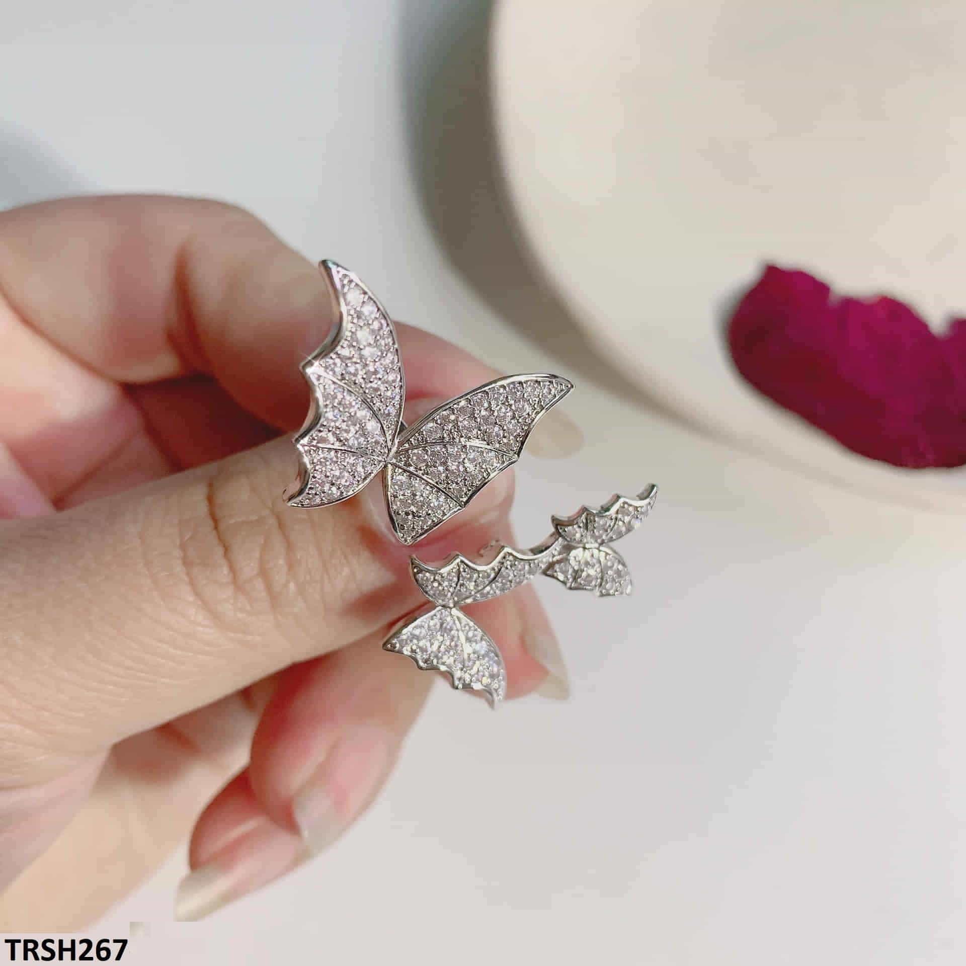 Adjustable Zirconia Butterfly Ring - Havenon Store