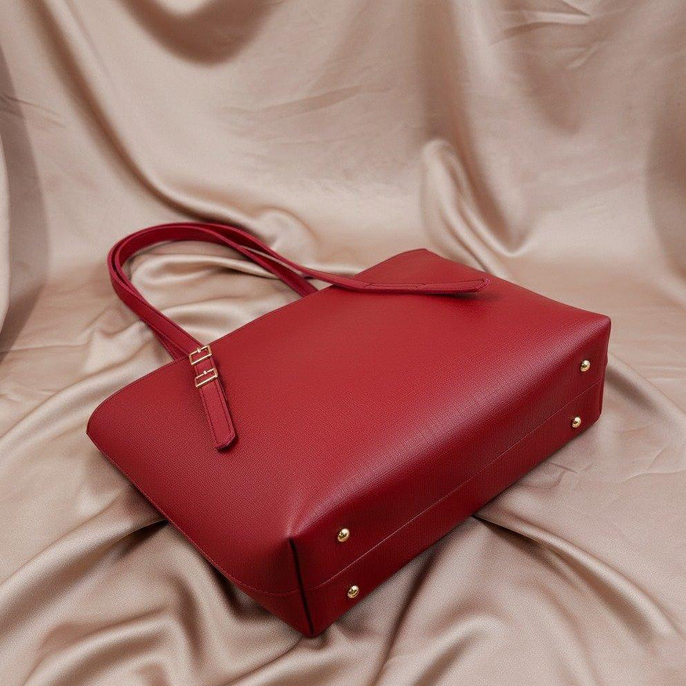 Maroon Vintage Tote Bag