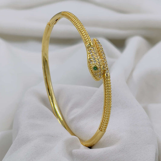 18K Designer Snake Hand Bracelet