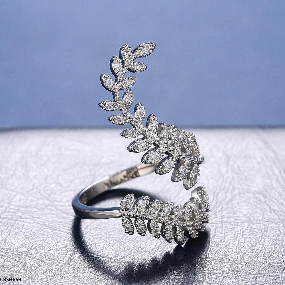 Double Leaf Adjustable Ring - Havenon Store