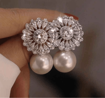 Baroque Pearl Drop Earrings - Havenon Store