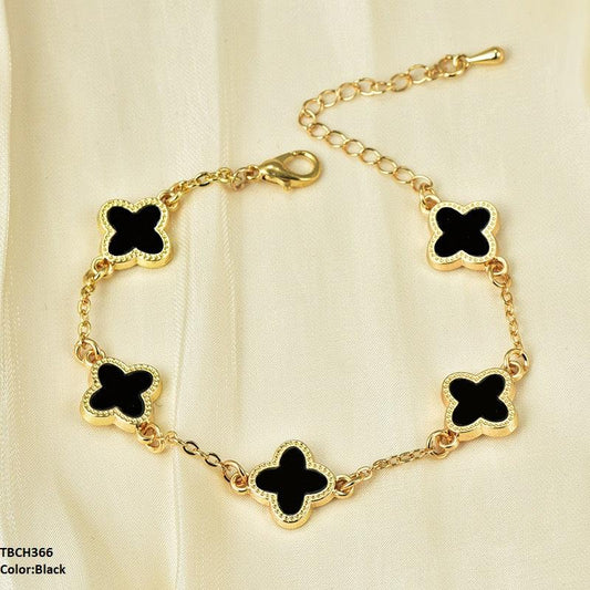 Luxury Clover Bracelet close-up  