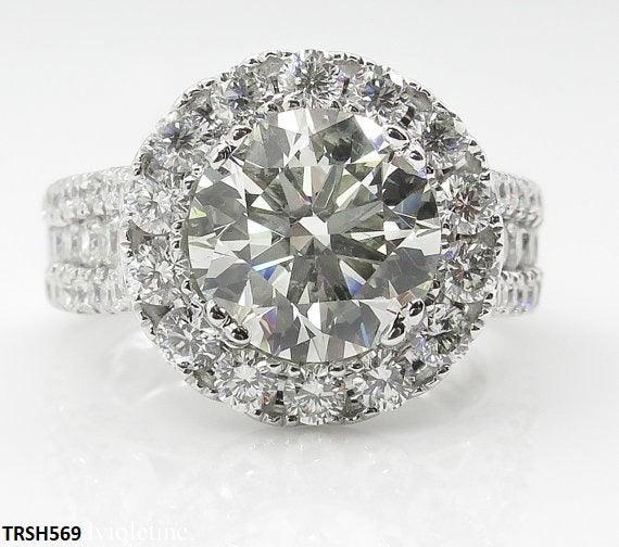 Luxury Zircon Flower Ring - Havenon Store