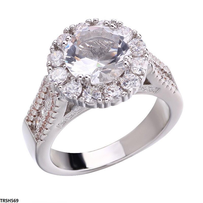 Luxury Zircon Flower Ring - Havenon Store