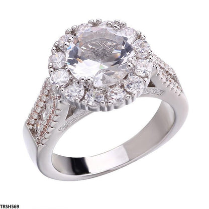 Luxury Zircon Flower Ring - Havenon Store