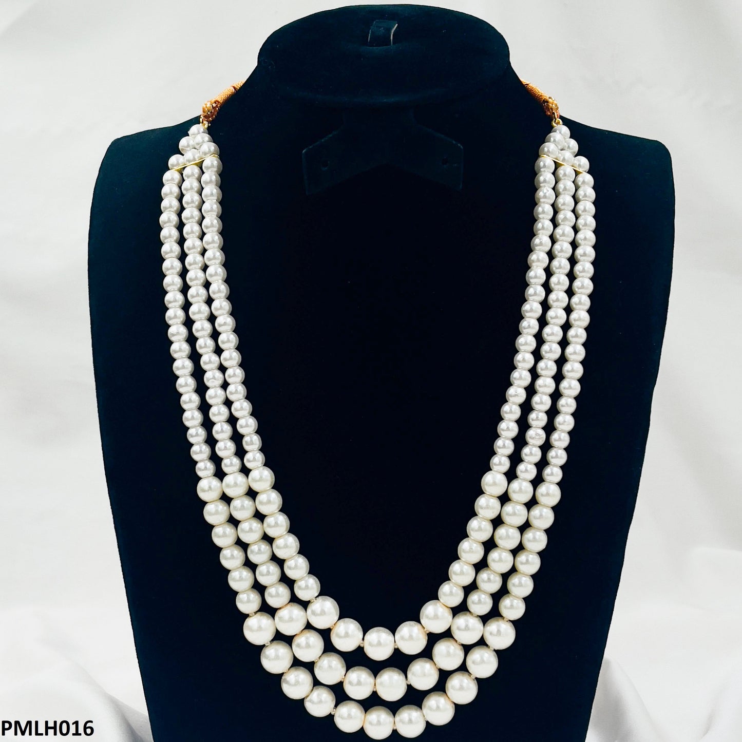 Pearl Mala in copper alloy  