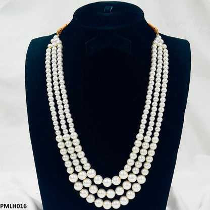 Pearl Mala in copper alloy  