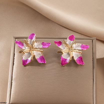 Pink Blossom Pair Earrings - Havenon Store