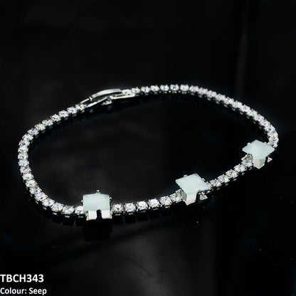 Pink Emerald Zircon Layered Bracelet - Havenon Store