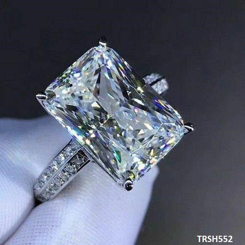 Square-shaped American Diamond Ring for women  