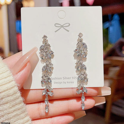 Chandelier Tear Chain Drop Earrings - Havenon Store