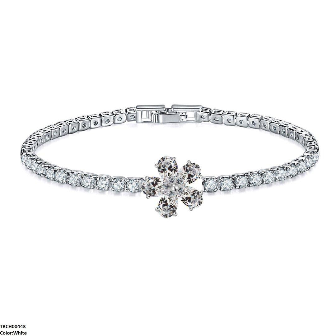 Sapphire Zircon Adjustable Bracelet