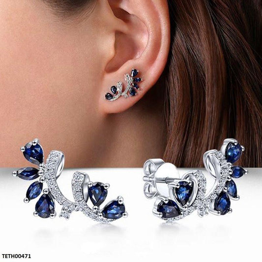 Sapphire Teardrop Tops Pair