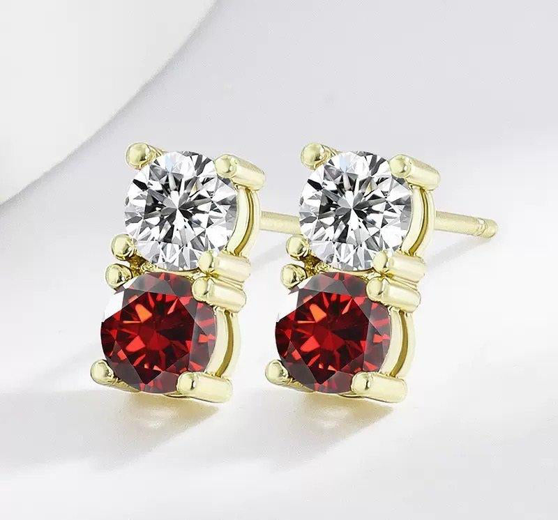 Ruby Round Tops Pair
