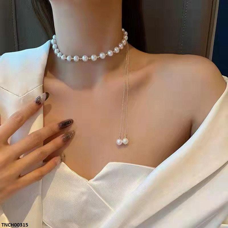 TNCH00315 ZXS Pearl Necklace - TNCH