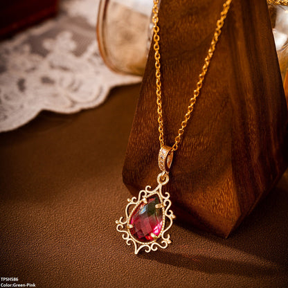 Victorian Tear Pendent with Chain