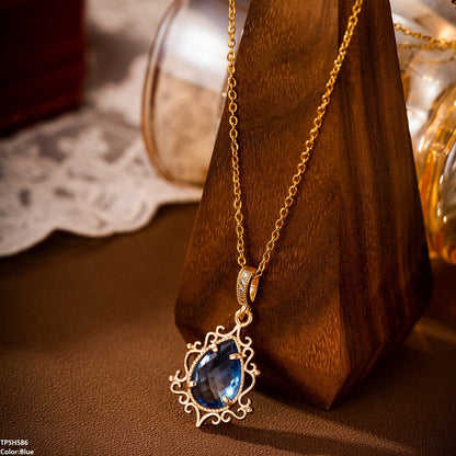 Victorian Tear Pendent with Chain