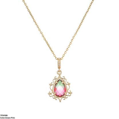 Victorian Tear Pendent with Chain