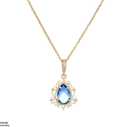 Victorian Tear Pendent with Chain