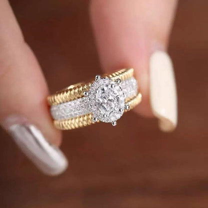 18K Golden Ring Adjustable