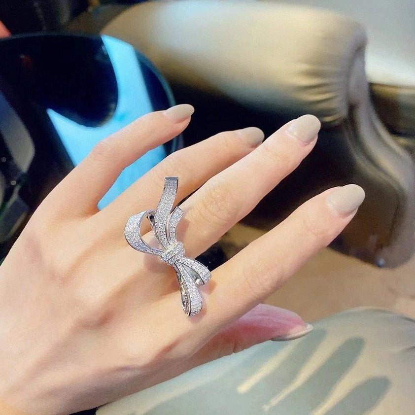 Designer Bow Ring Adjustable