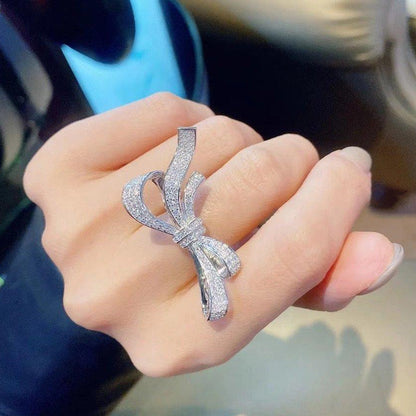 Designer Bow Ring Adjustable