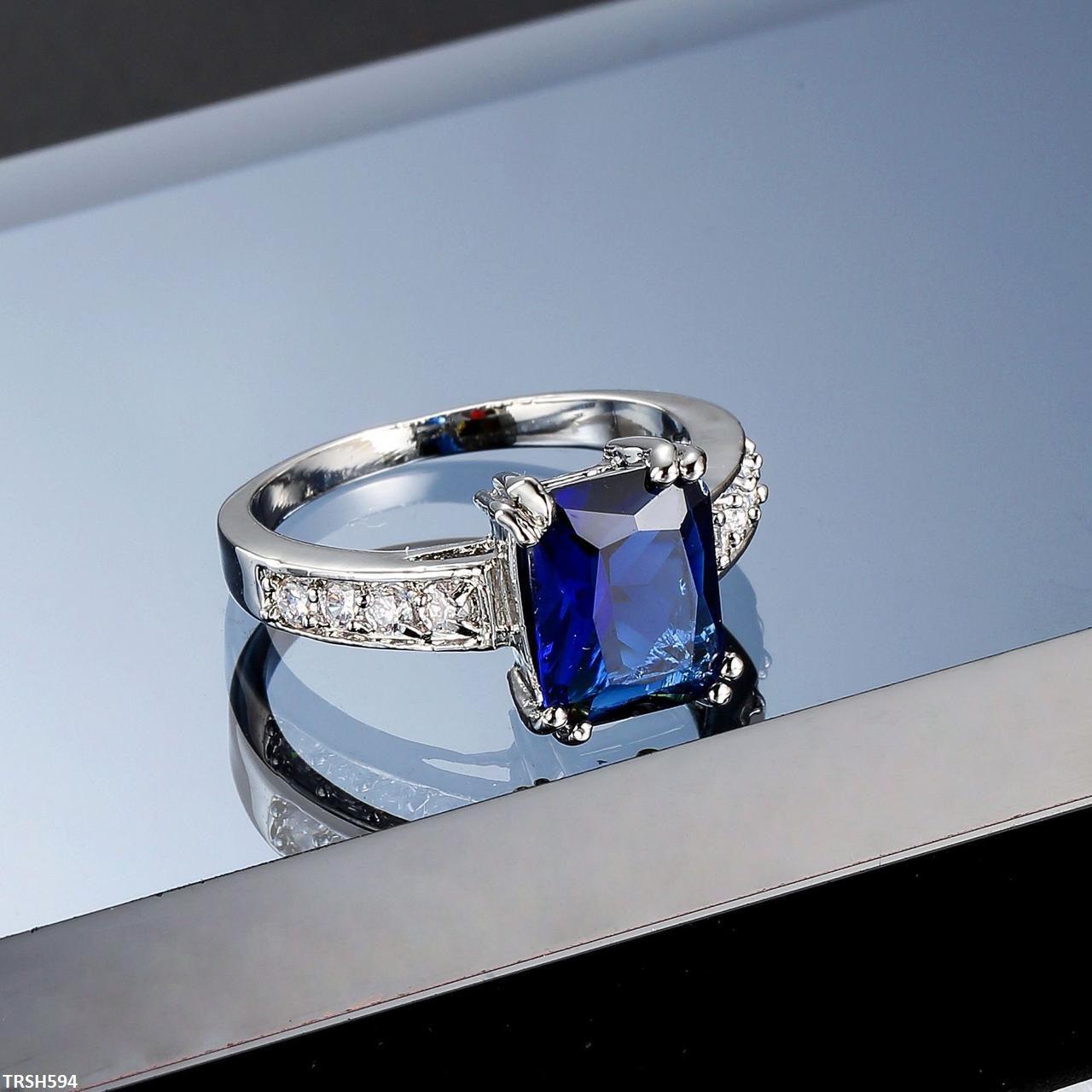 Timeless Design Sapphire Baguette Ring  