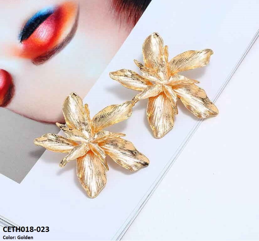 Trendy Floral Shaped Studs  