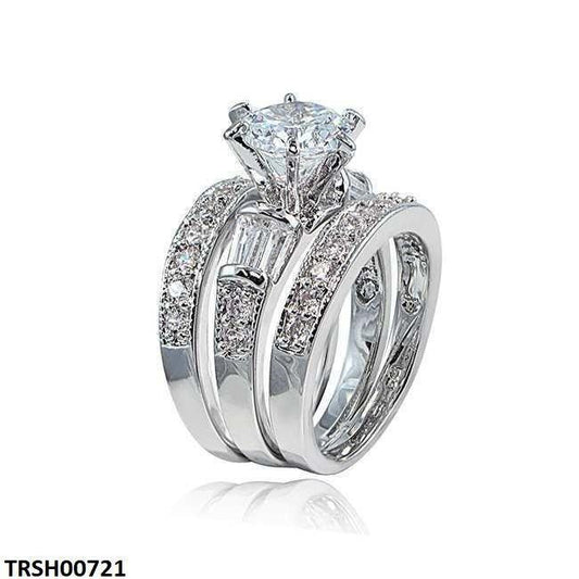 Trinity - 3 Zircon Rings Set