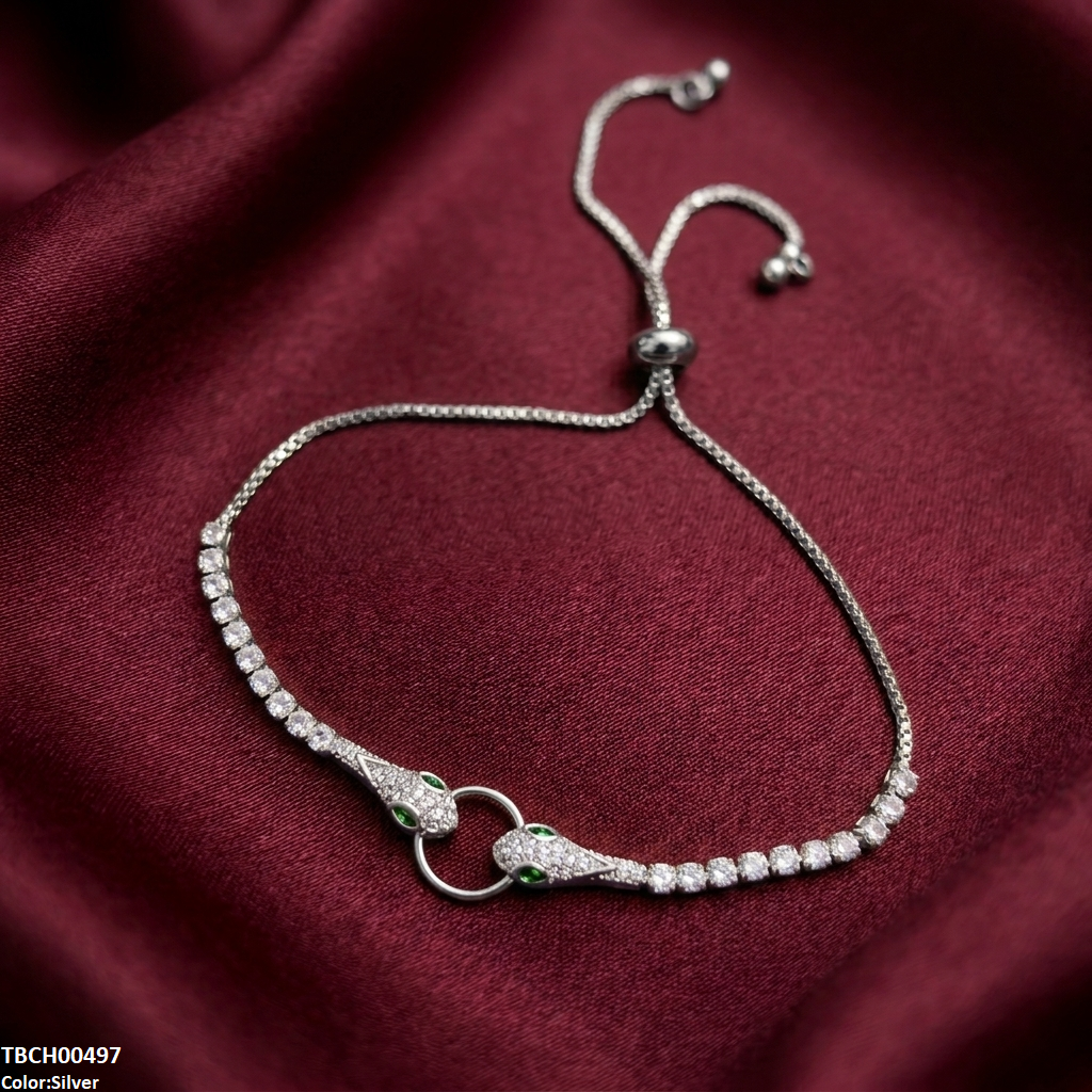 18K Serpent Bracelet Adjustable
