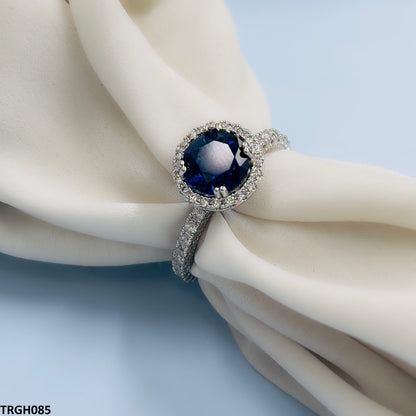 Sapphire Sleek Statement ring - Havenon Store