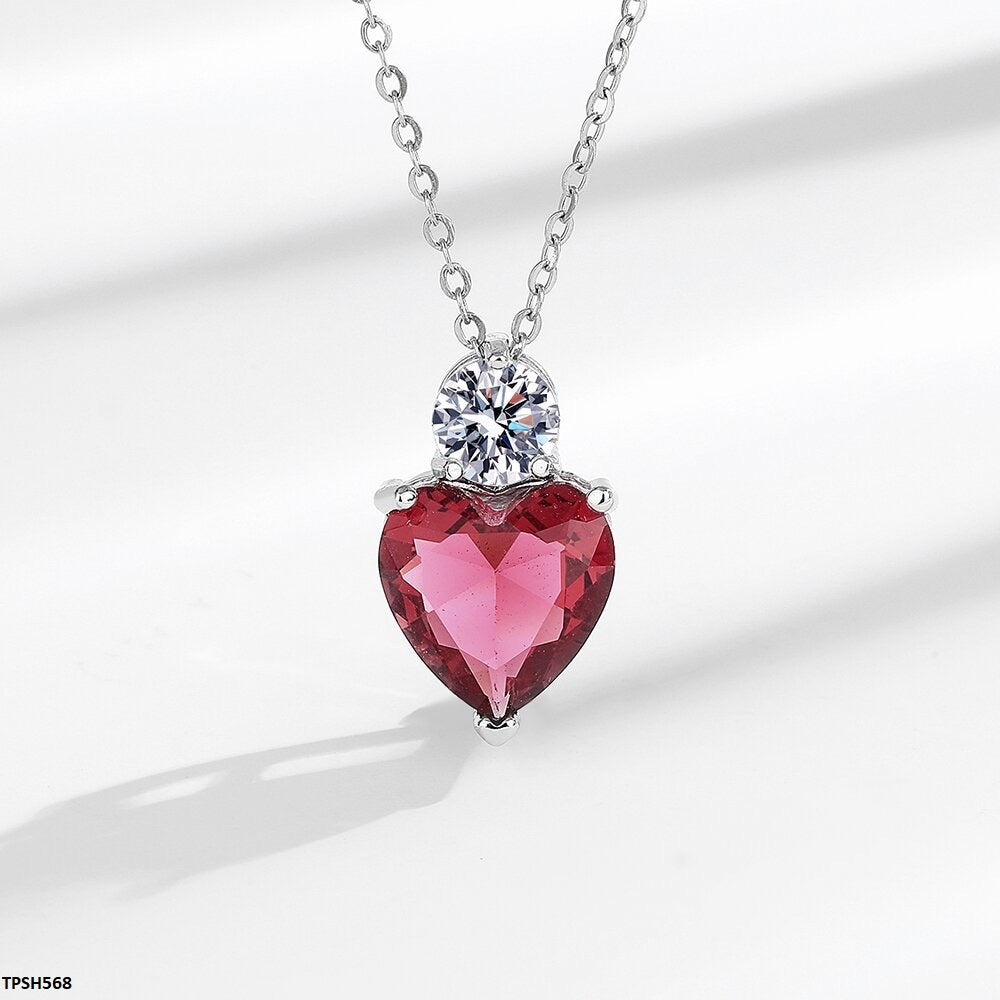 Women’s Heart Pendant Jewelry Set  