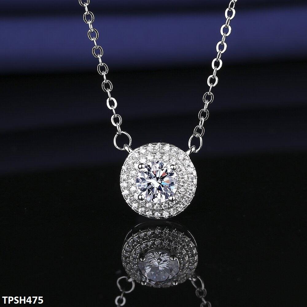 Zircon Circle Layered Pendant Set - Havenon Store