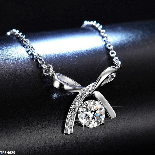 Zircon Knot Bow Pendant - Havenon Store