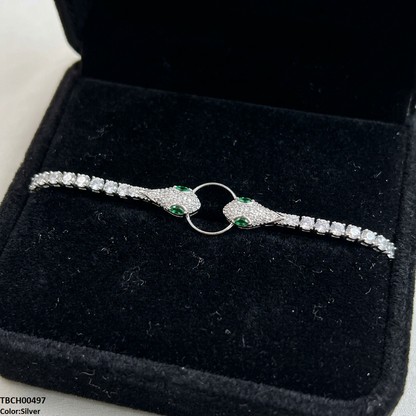 18K Serpent Bracelet Adjustable