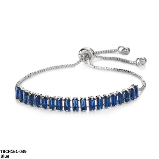 Baguette Cut Tennis Adjustable Hand Bracelet - Havenon Store