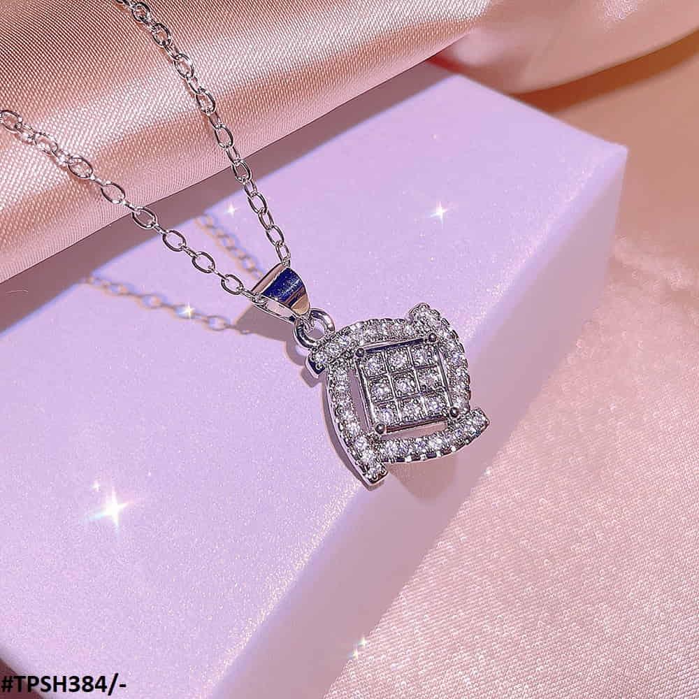 Zircon Cross/Check Pendant Set - Havenon Store