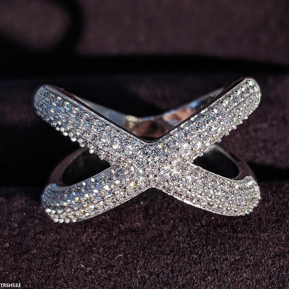 Adjustable Zircon Cross Ring - Havenon Store
