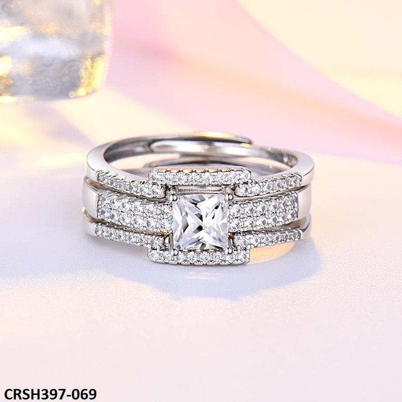 Adjustable Triple Zircon Ring - Havenon Store